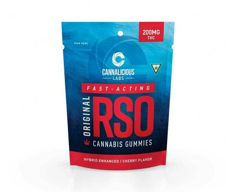 Cannalicious 200mg RSO Gummies Cherry