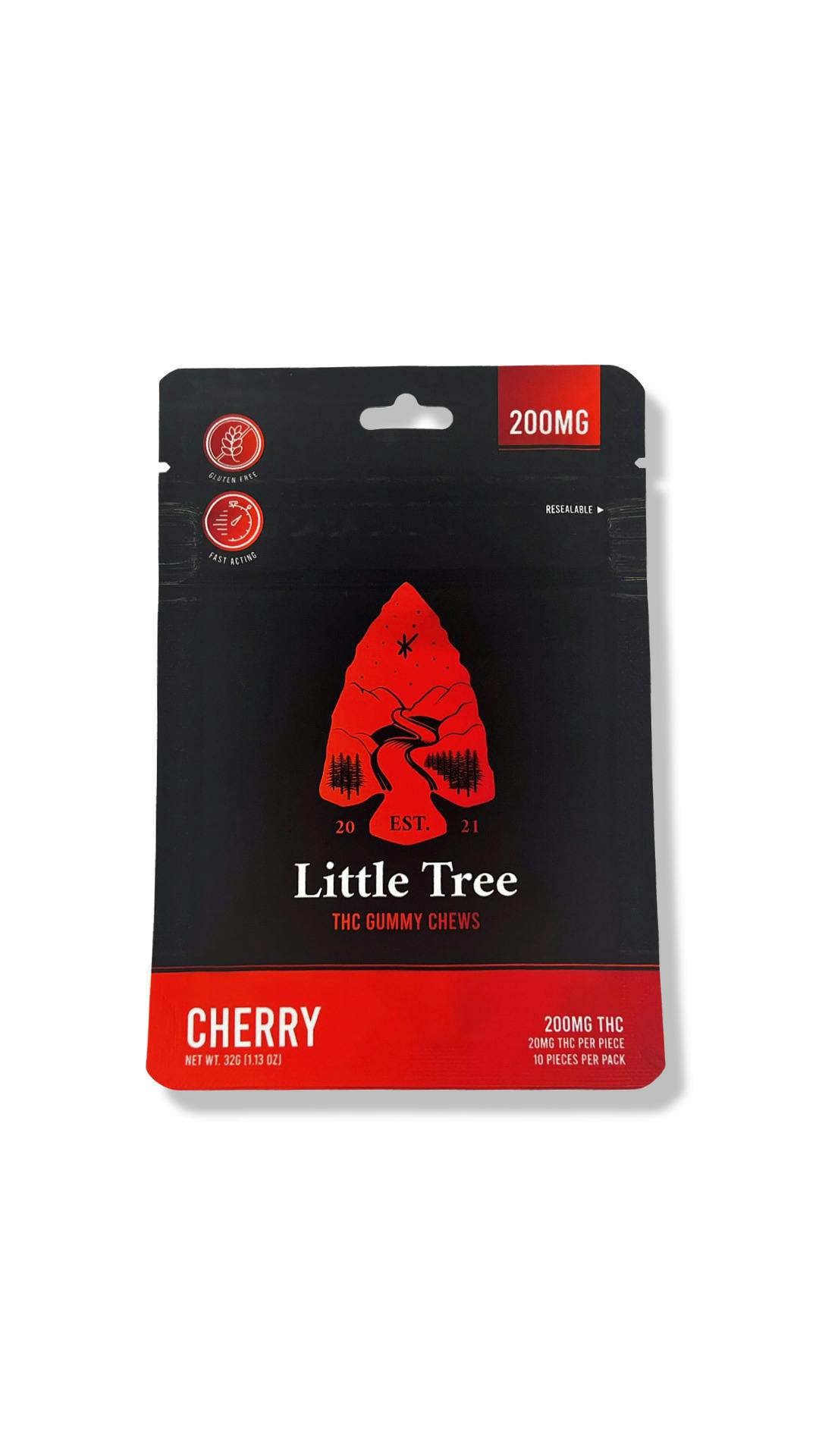 Little Tree 200mg Gummies 10pk Cherry