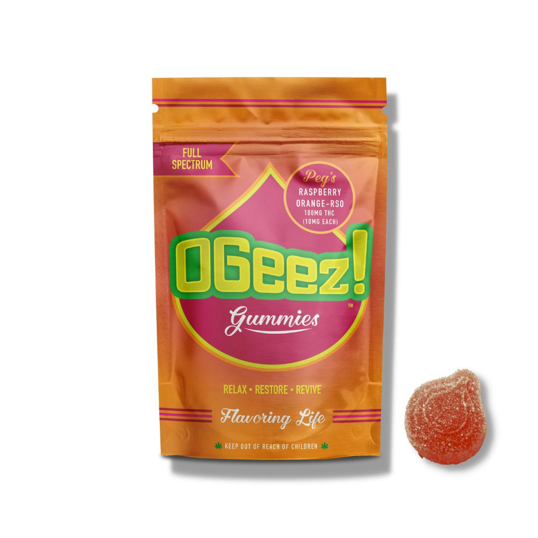 Raspberry Orange Rso Gummies