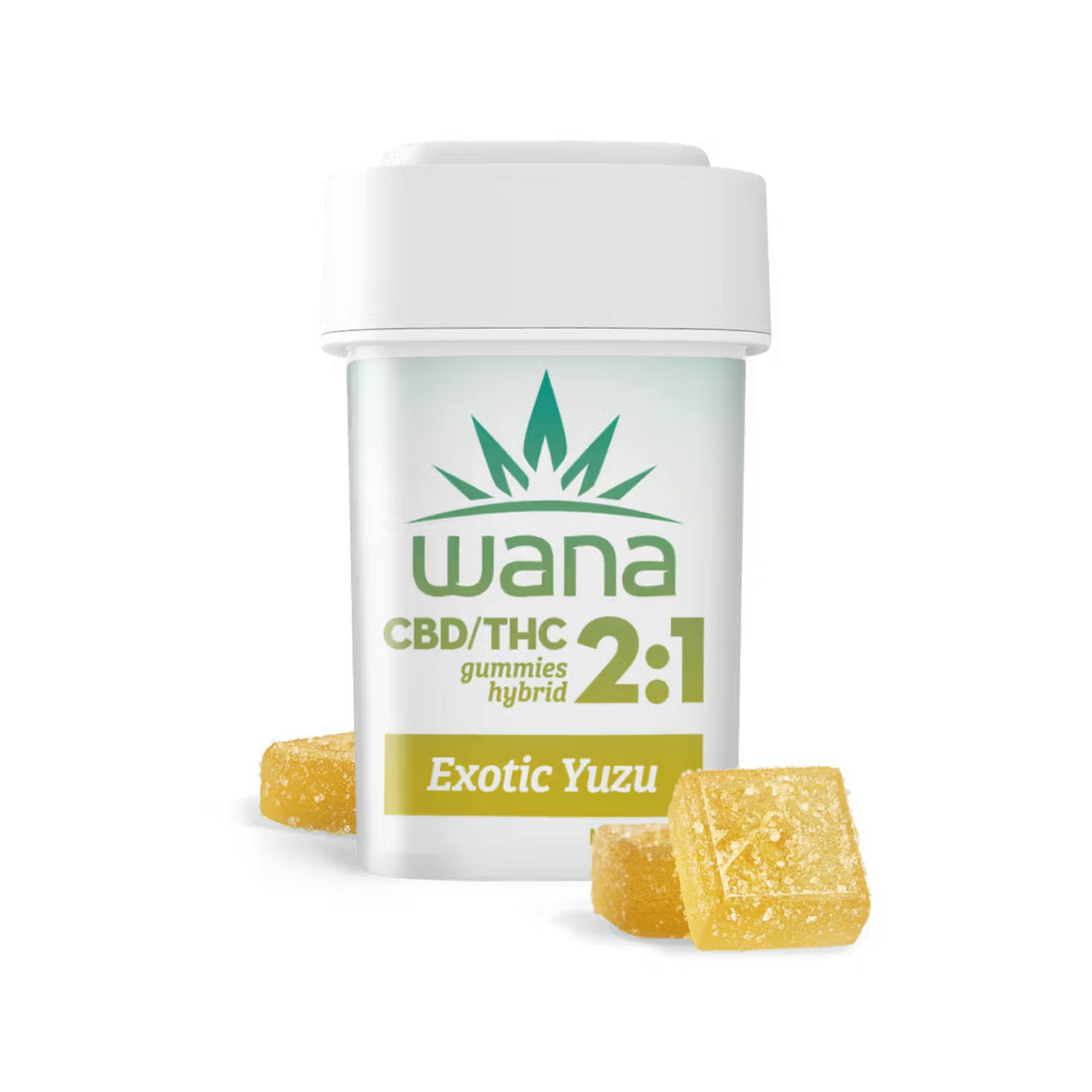Wana | Gummy | Yuzu | 2:1 CBD:THC 100mg
