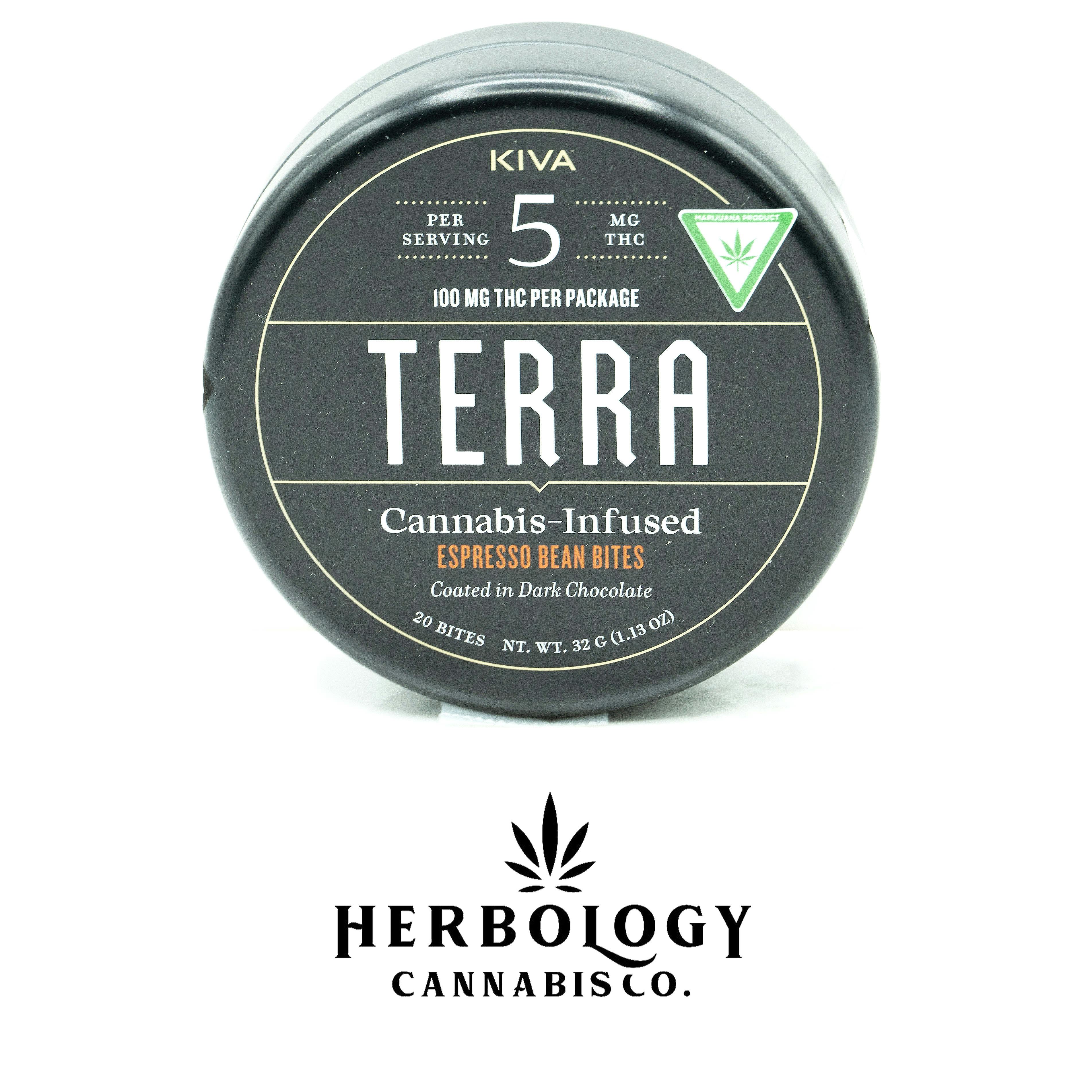 Terra | Bites | Espresso | 100mg cannabis product
