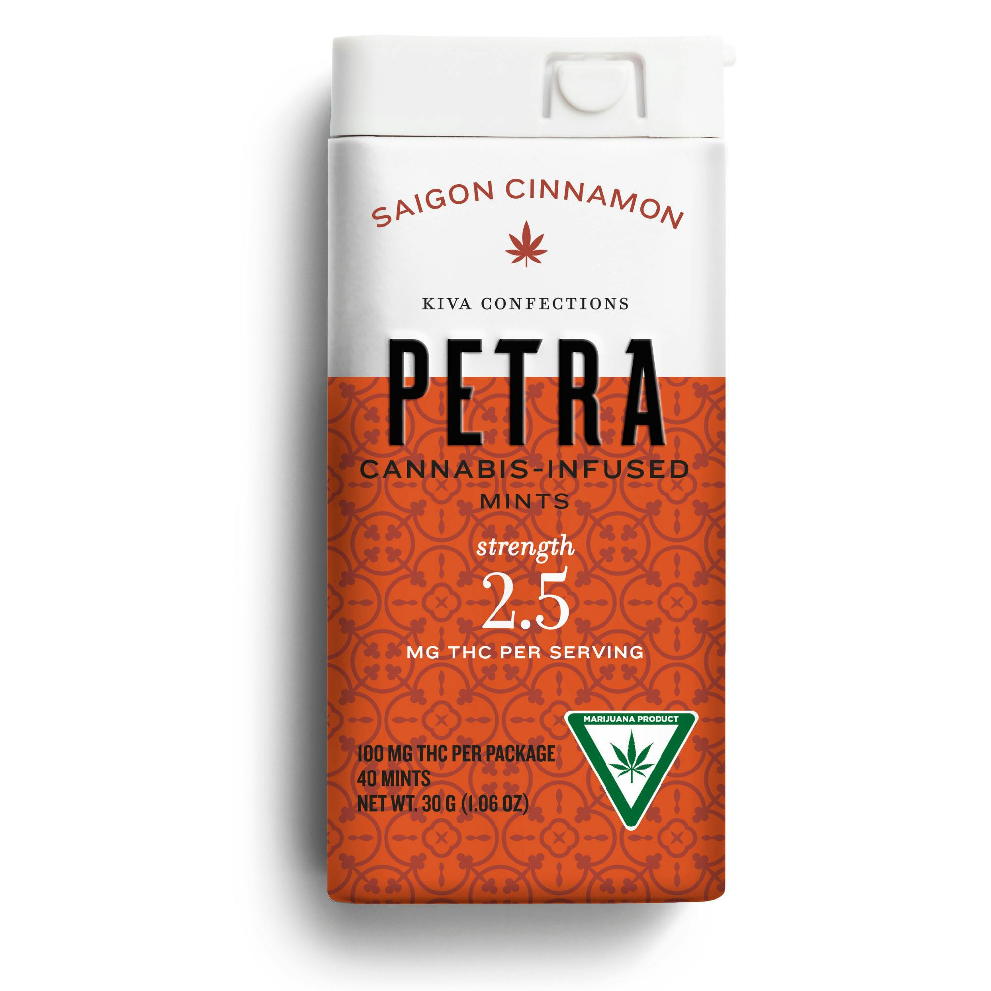 Petra | Mints | Cinnamon 1:1 | 100mg CBD : 100mg THC