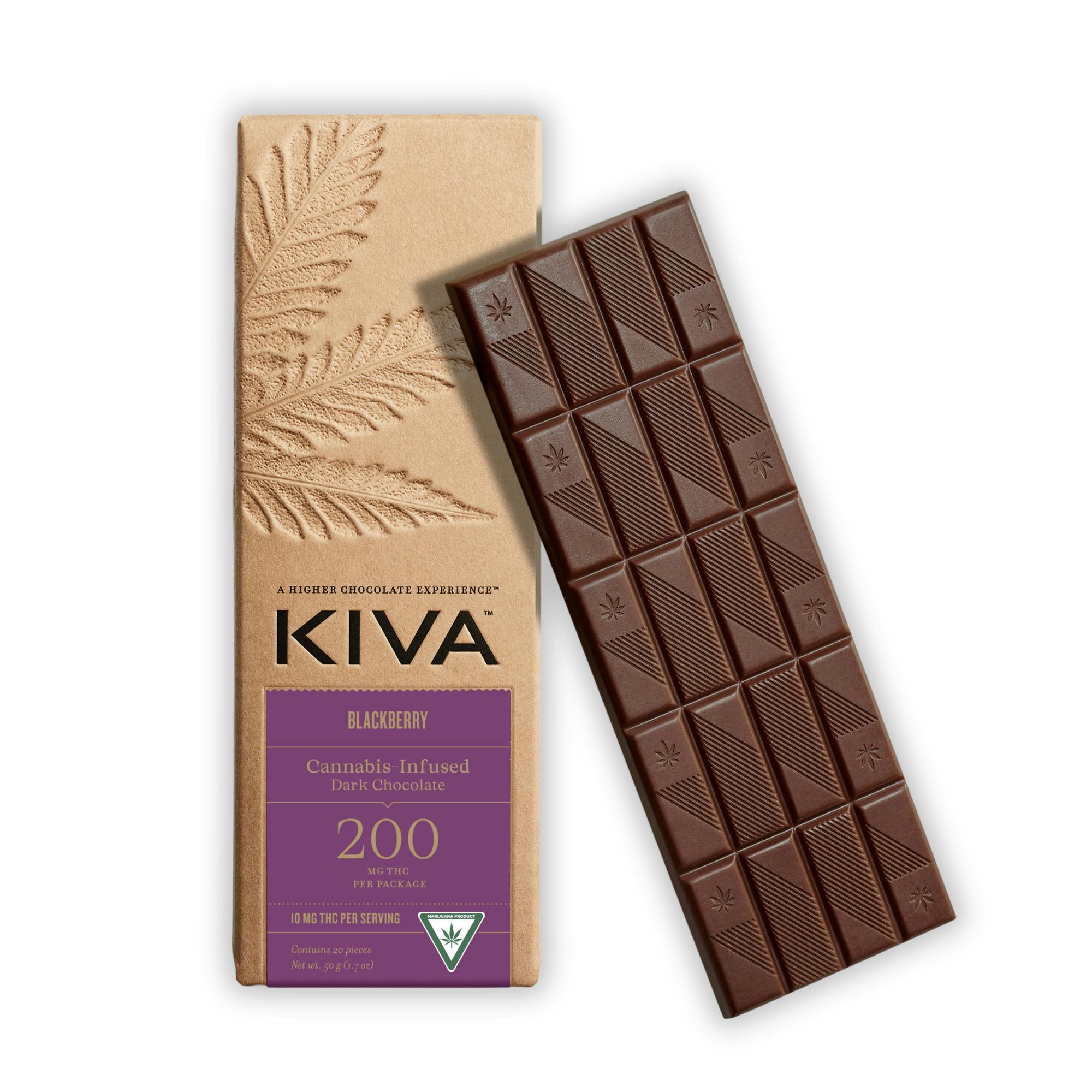 Kiva | Bar | Dark Blackberry | 200mg