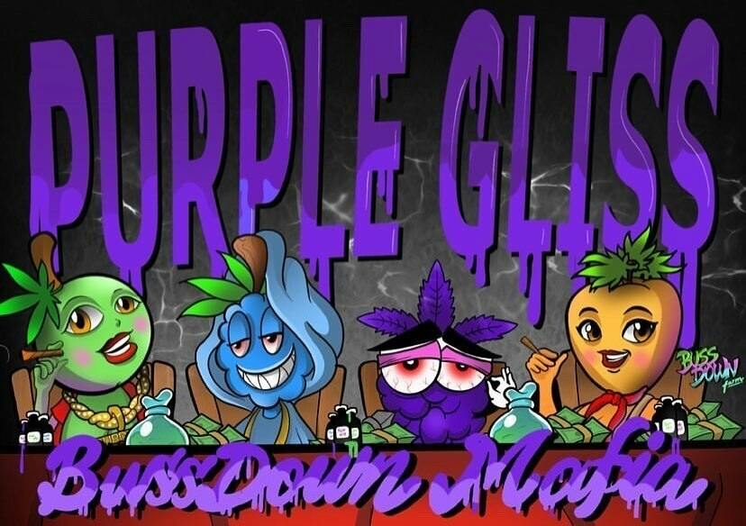 Flavas Purple Gliss Mango Syrup