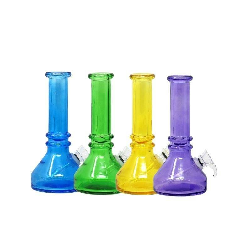 Blueberry - Mini Beaker Glass Bong - 6"