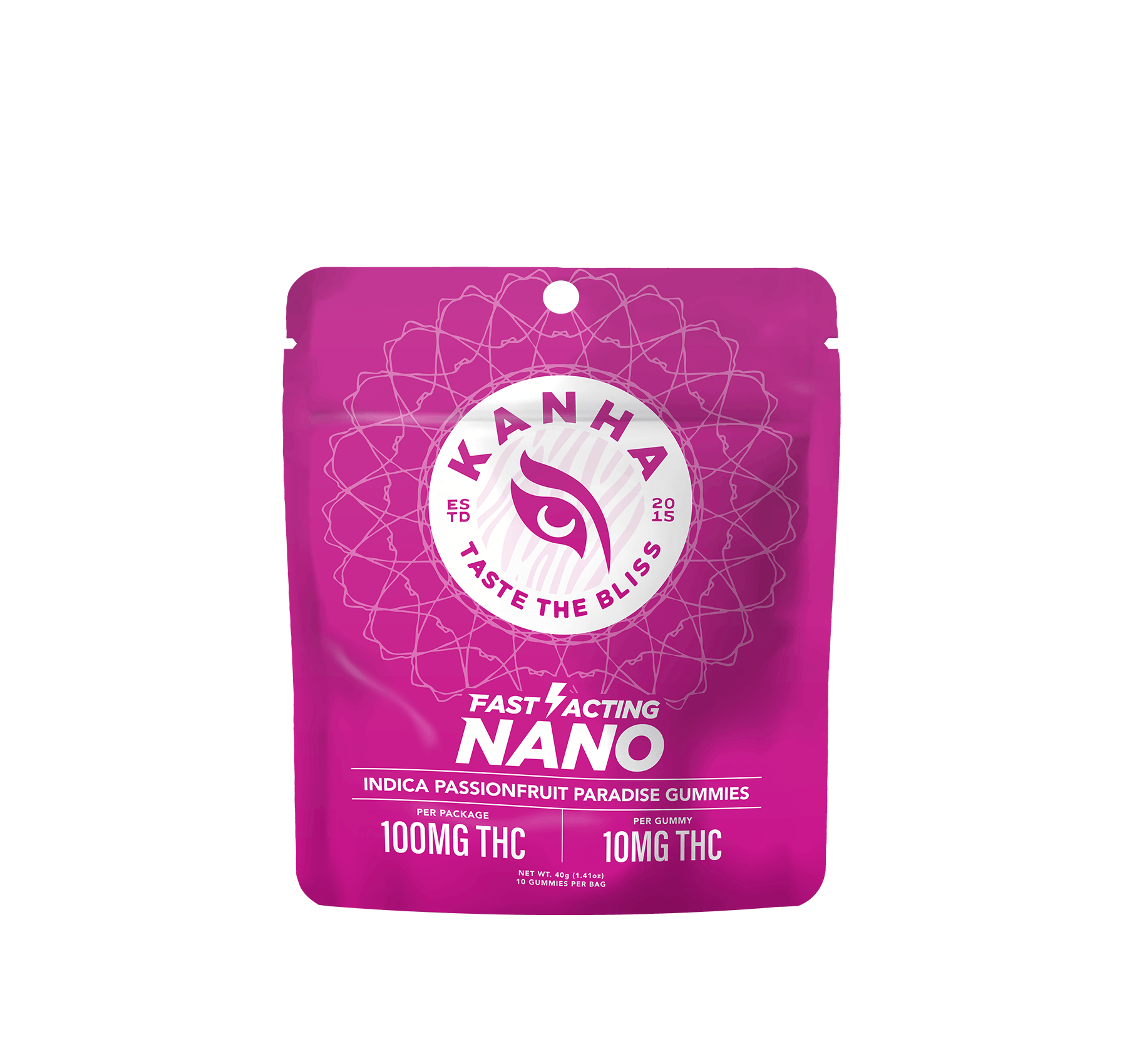 Passionfruit Paradise: 100mg Nano Gummies
