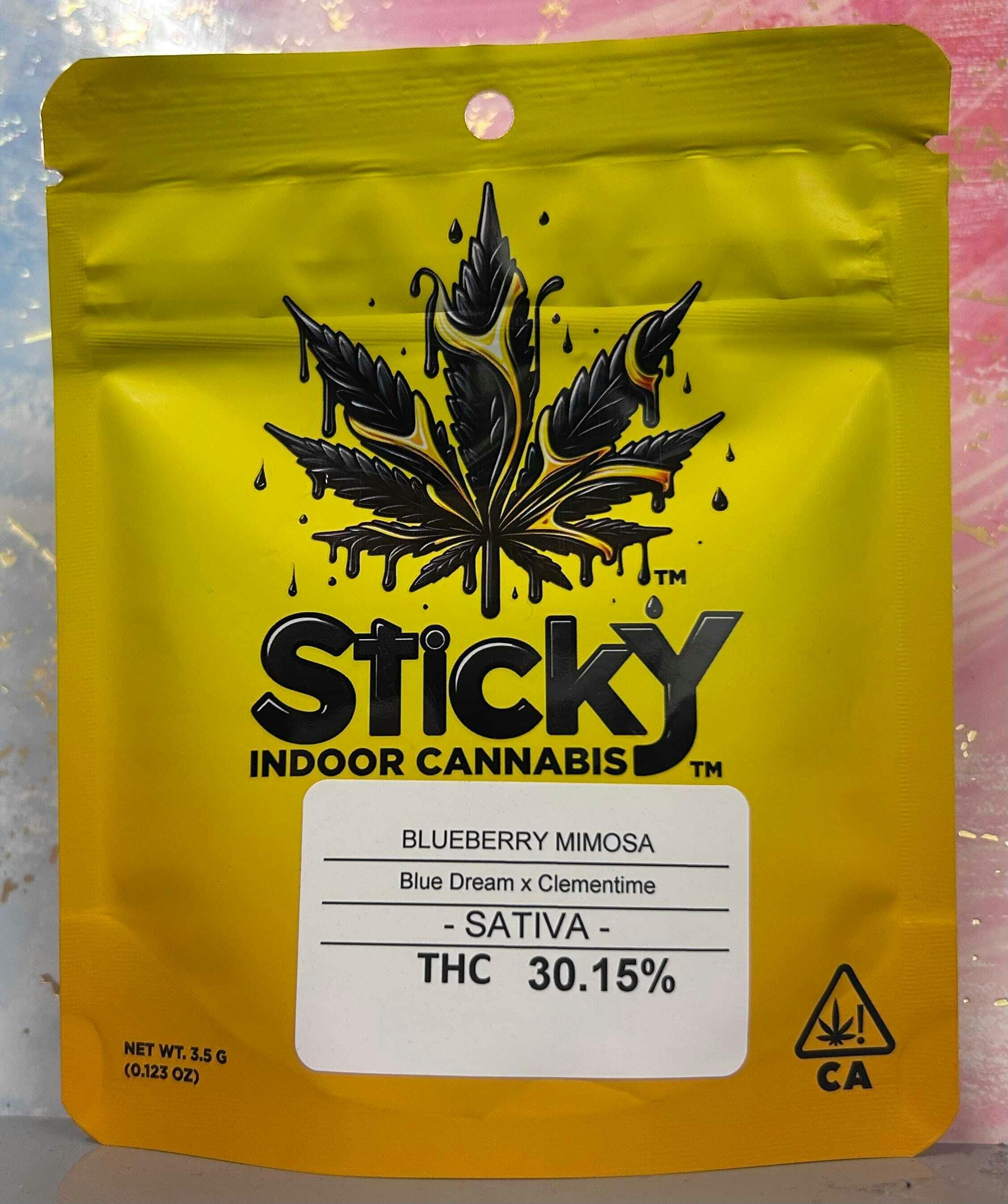 Sticky - Blueberry Mimosa: 3.5g Flower