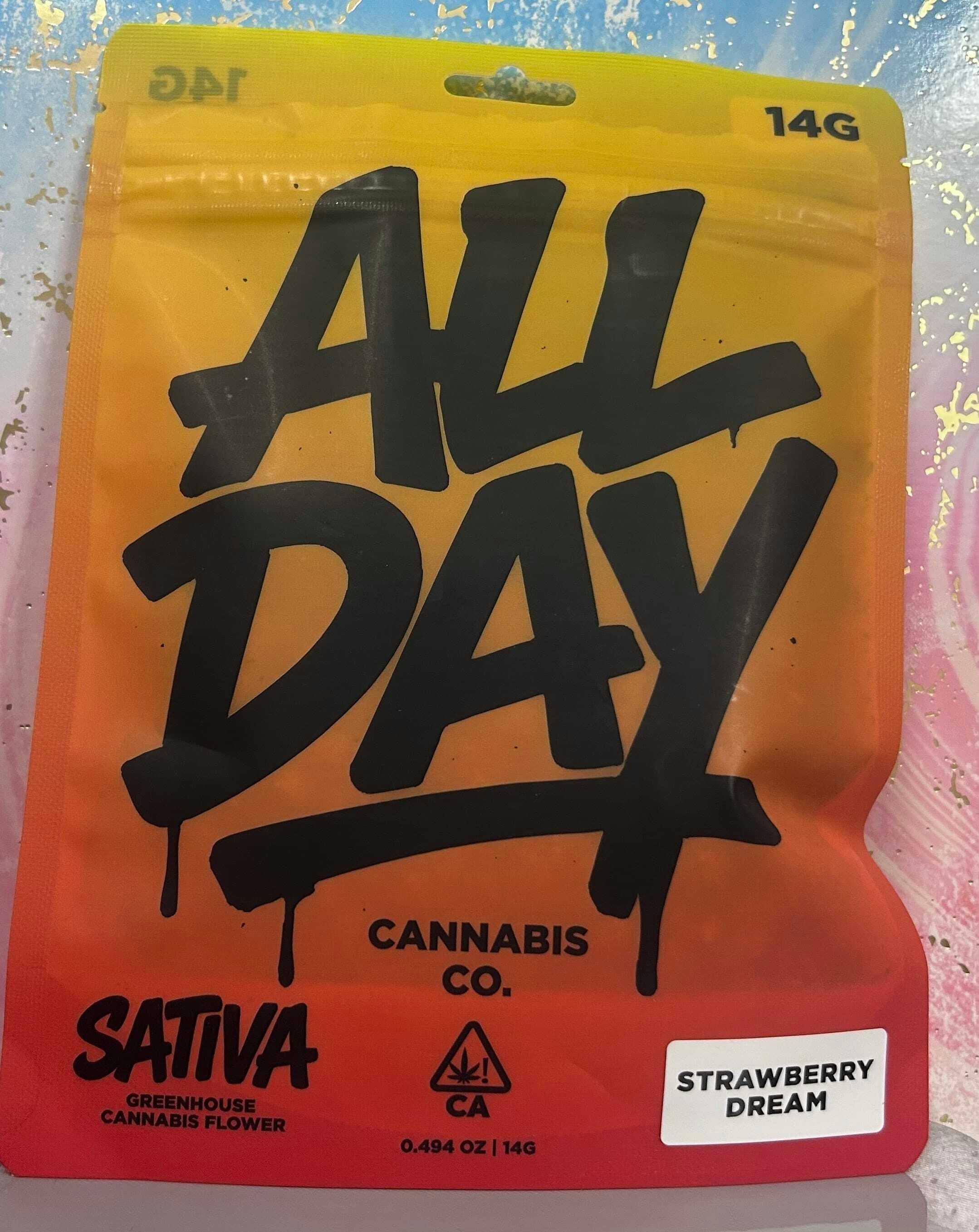 All Day - Strawberry Dream: 14g Flower