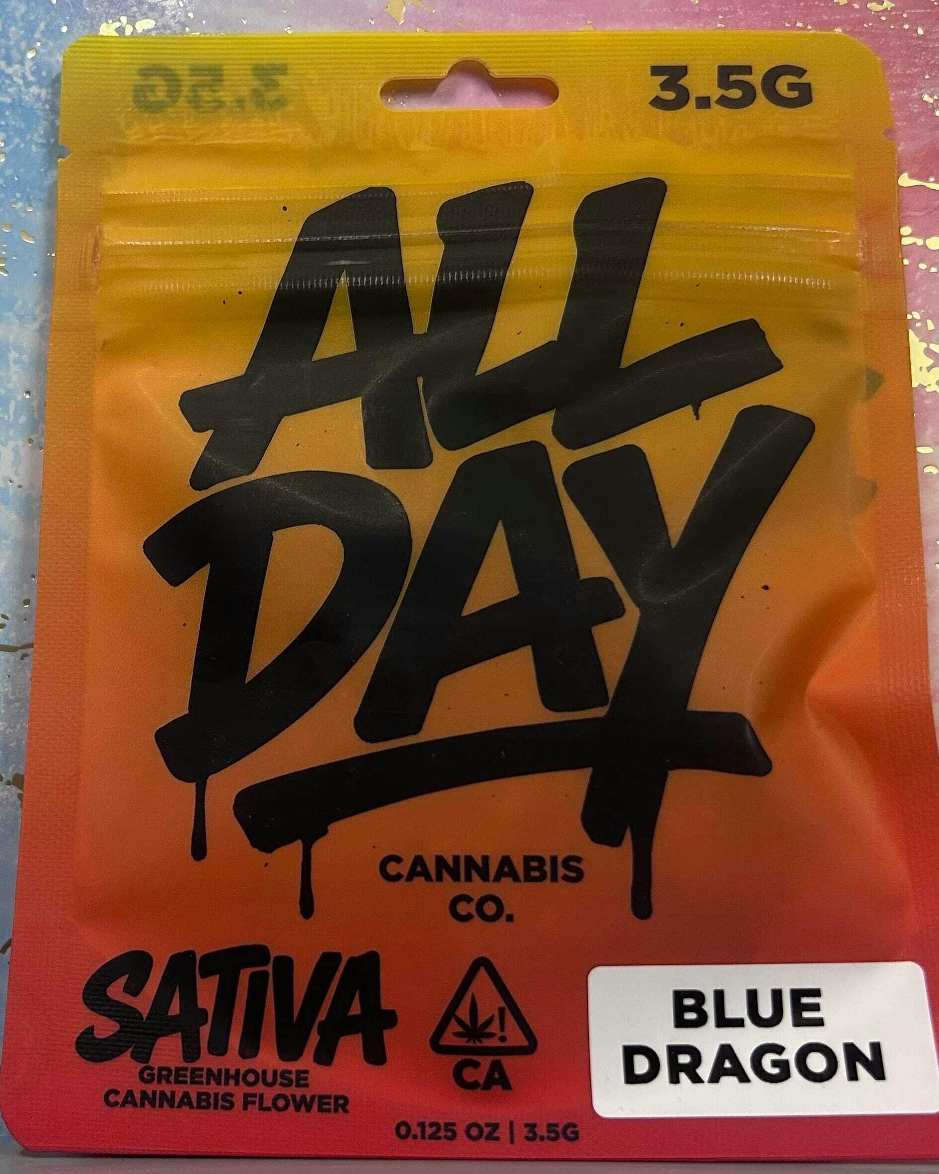 All Day - Blue Dragon: 3.5g Flower