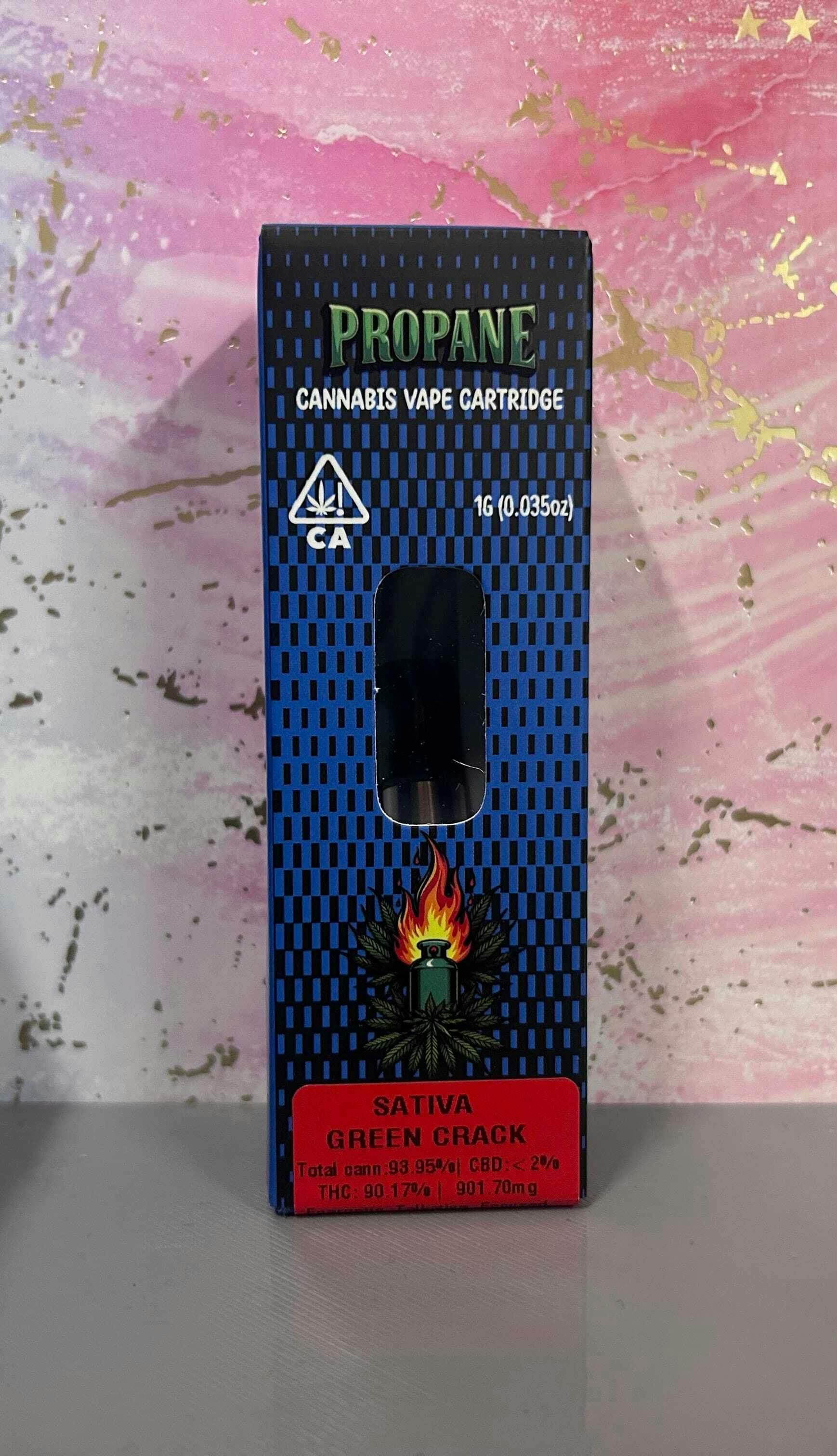 Propane - Green Crack: 1g Cartridge