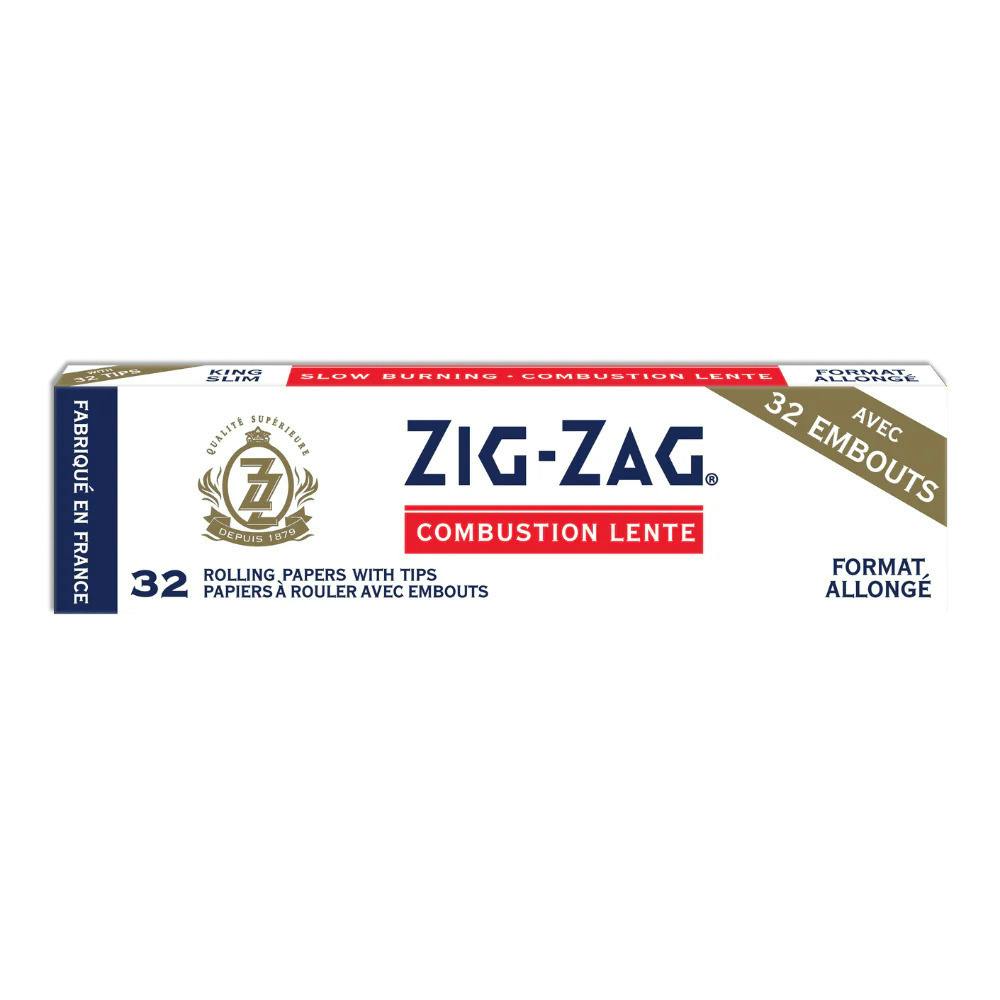 Zig Zag - White King Size Slim W/ Tips