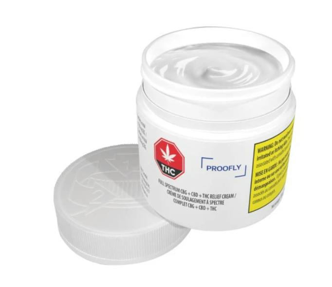 Proofly - Full Spectrum THC:CBD:CBG Relief Cream 1x100g