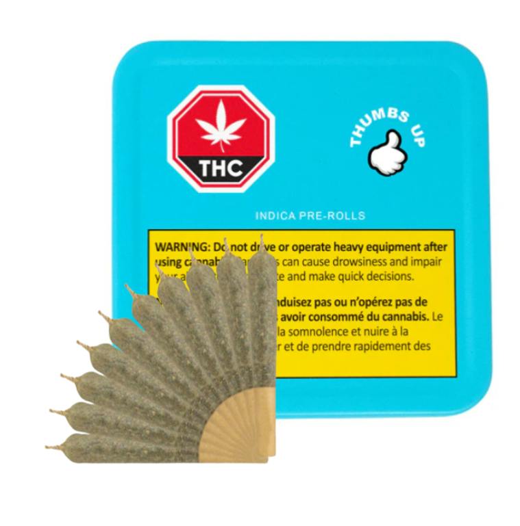 Thumbs Up - Indica Pre-roll (Rotating Cultivar) 10x0.5g >I
