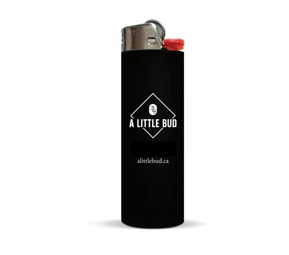 A Little Bud - Bic Lighters - Black