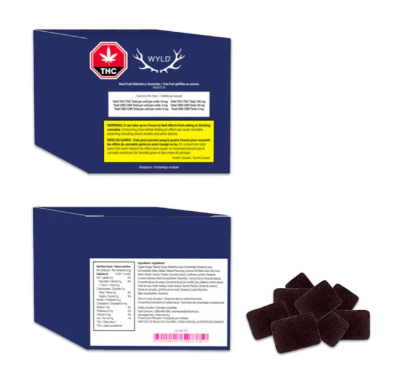 Wyld - Elderberry THC:CBN 2:1 Gummies 10x4g >I