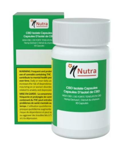 Naturaly Nutra - CBD 100 Capsules 1x30cp