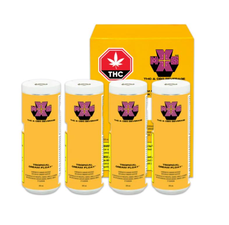 XMG - Tropical Cream Float THC:CBG 1:1 Soda 4x355ml