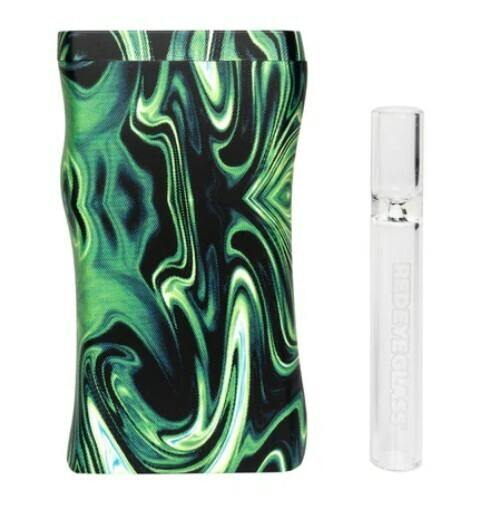 Red Eye Dug Out - Green Swirl