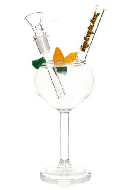 Red Eye Bong - 7.5" Sips O' Citrus Happy Hour Water Pipe