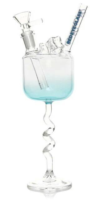 Red Eye Bong - 9" Ice-Cold Happy Hour Water Pipe