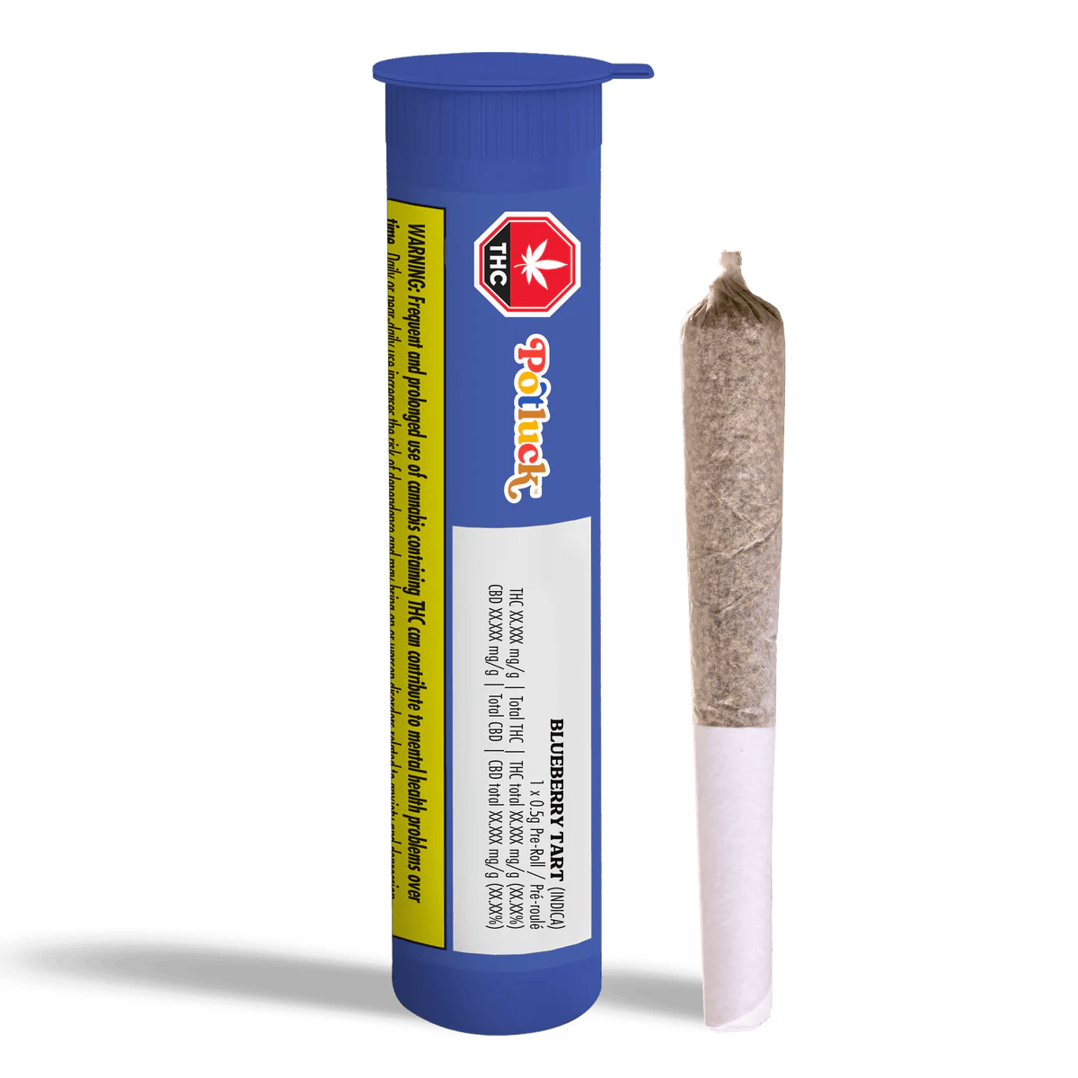 Potluck - Blueberry Tart Pre-Roll 1x0.5g >I