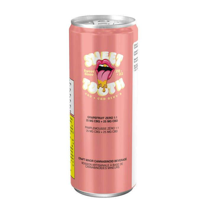 SweetTooth - Grapefruit Zero 25 CBG 25 CBD 1x355ml