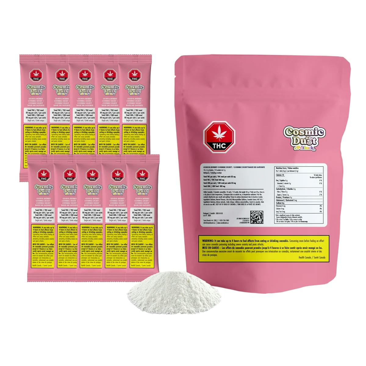 Potluck - Guava Berry Cosmic Dust 10x3g >H