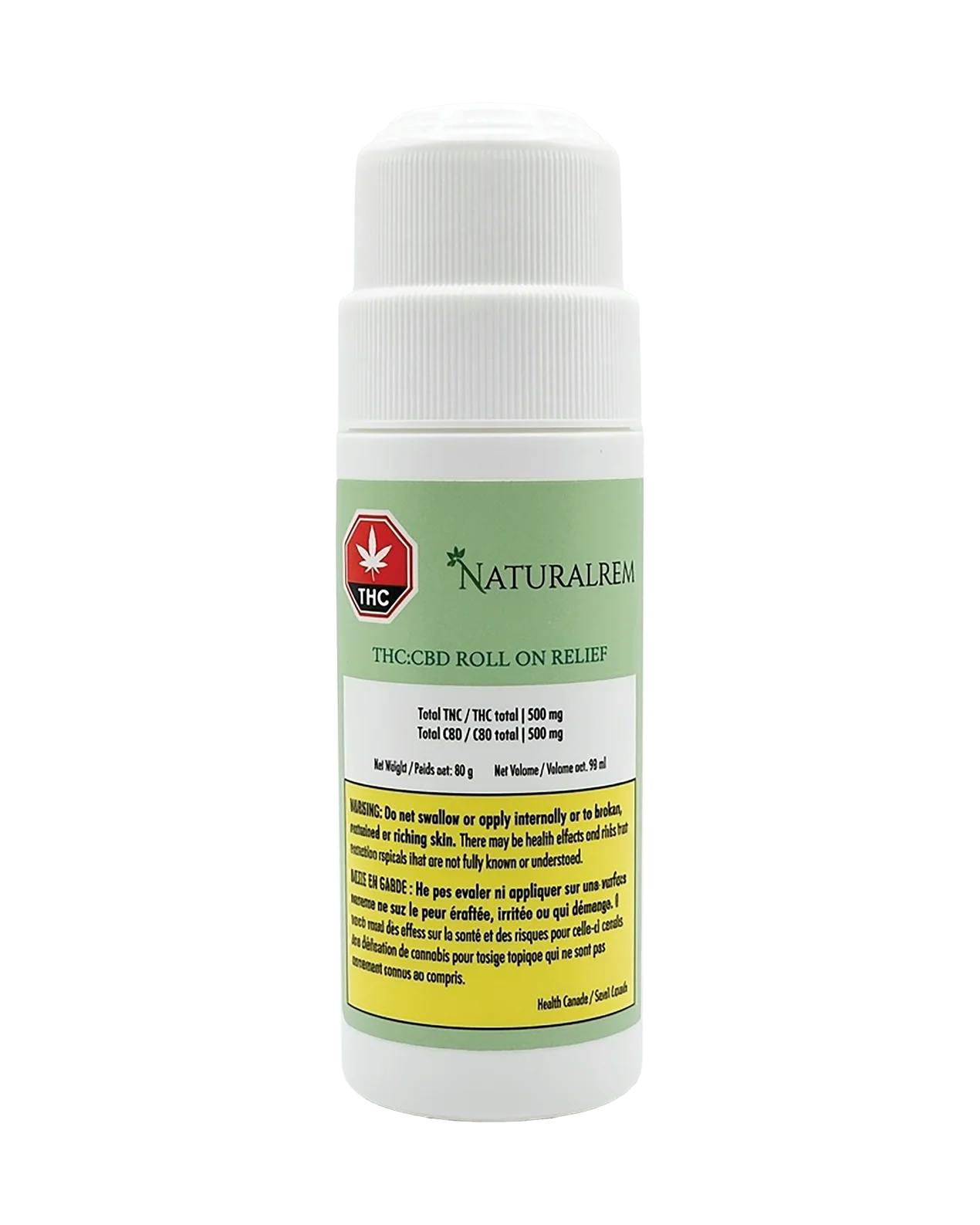 Naturalrem - 1:1 THC:CBD Roll-on 1x90ml
