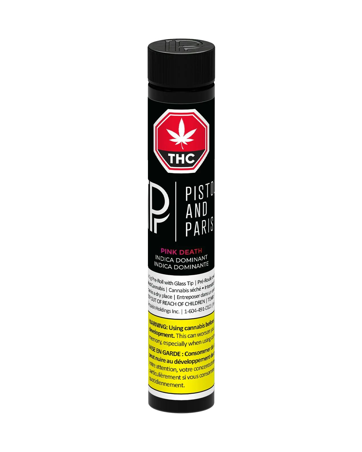 Pistol and Paris - Pink Death Pre-roll 1x2g >I