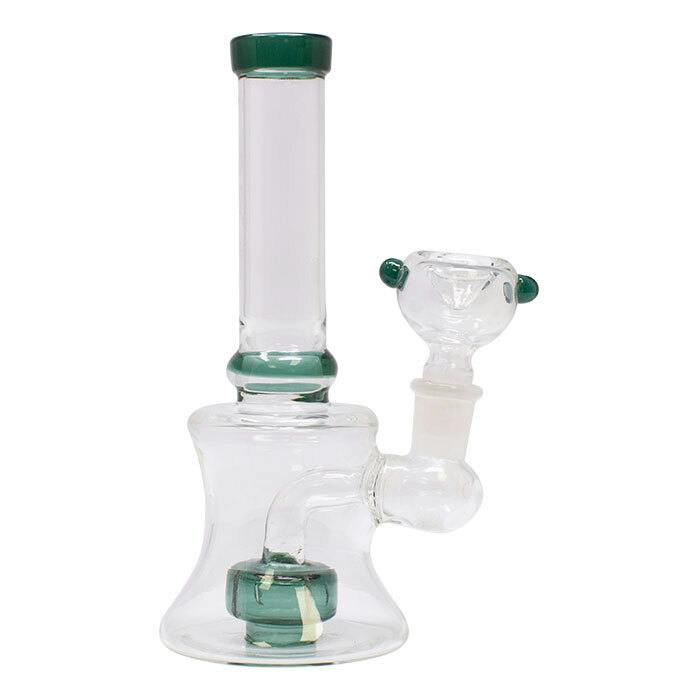 Disk Percolator Bong 7 Inches (TEAL)