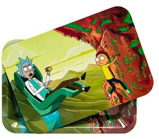 Rick and Morty Small Rolling Tray With Lid - Burger