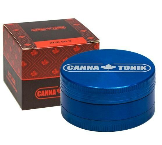 Cannatonik: 3 Stage Aluminium Grinder-Blue