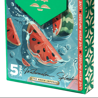 Watermelon Splash - 5 Pack Preroll Case (3g) Infused