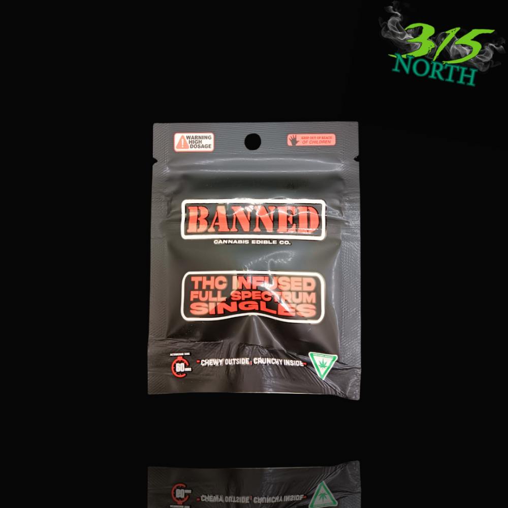 200mg| Banned - Single Gummy - Paradise Punch