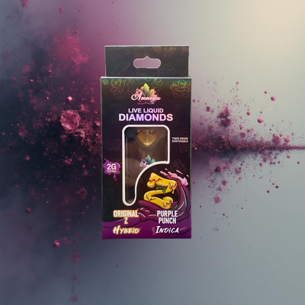 Amnesia - Original Z x Purple Punch 2G Liquid Diamond Switch Disposable