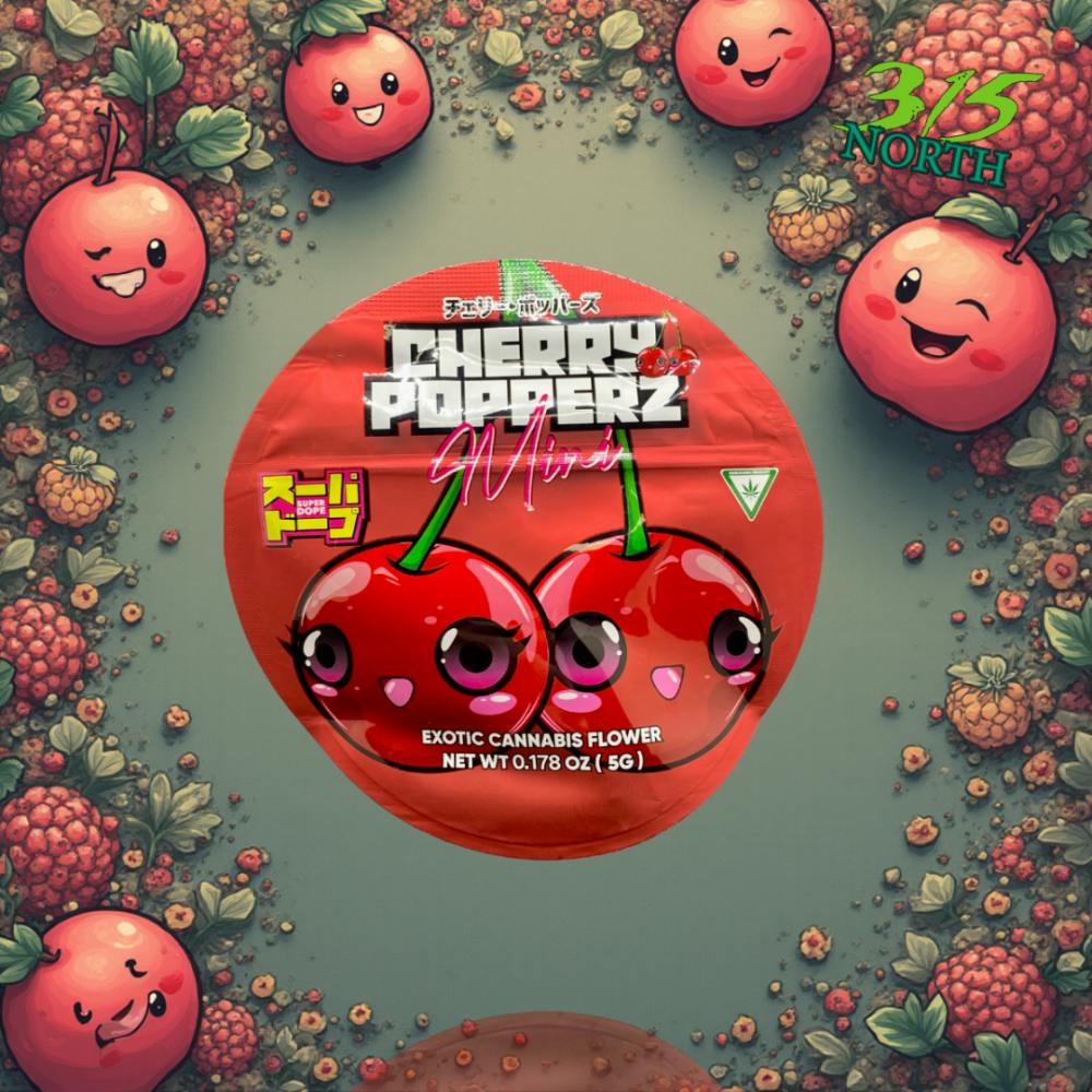 Cherry Popperz Pre-packaged 5.0g