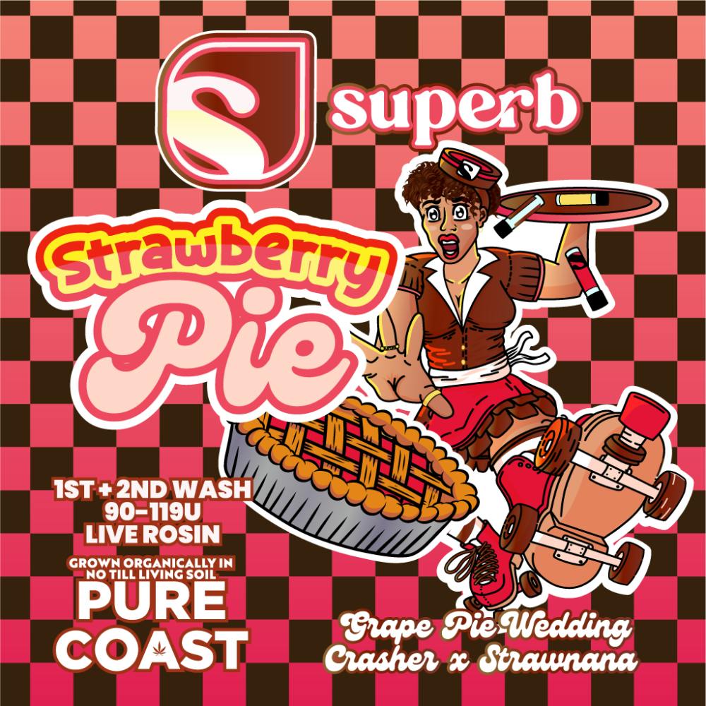 Strawberry Pie Live Rosin Vape (O2)