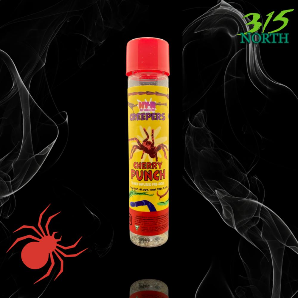 HY-R - Cherry Punch - 1 Pack Preroll Case (1g) Infused Tarantula