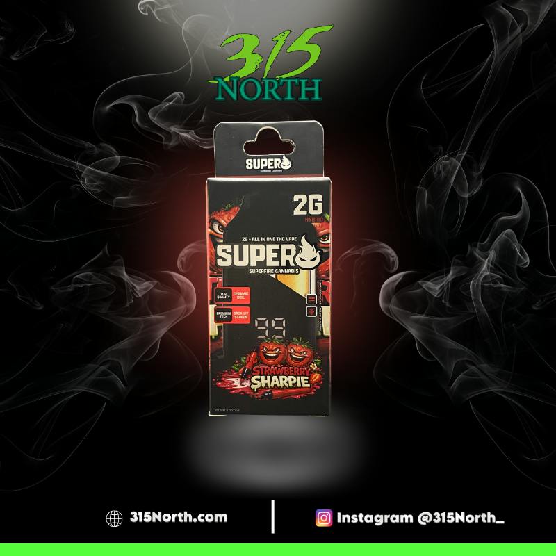 Superfire Vape - Strawberry Sharpie AIO 2g
