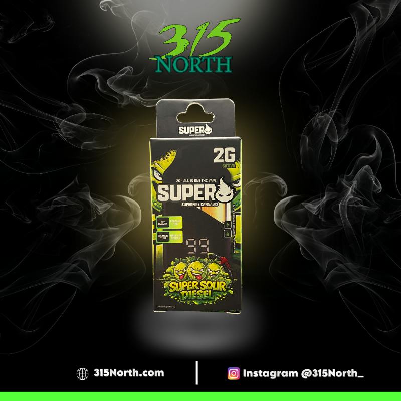 Superfire Vape - Super Sour Diesel AIO 2g
