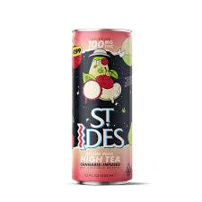 St Ides Lychee Pear Tea Single Can 100mg