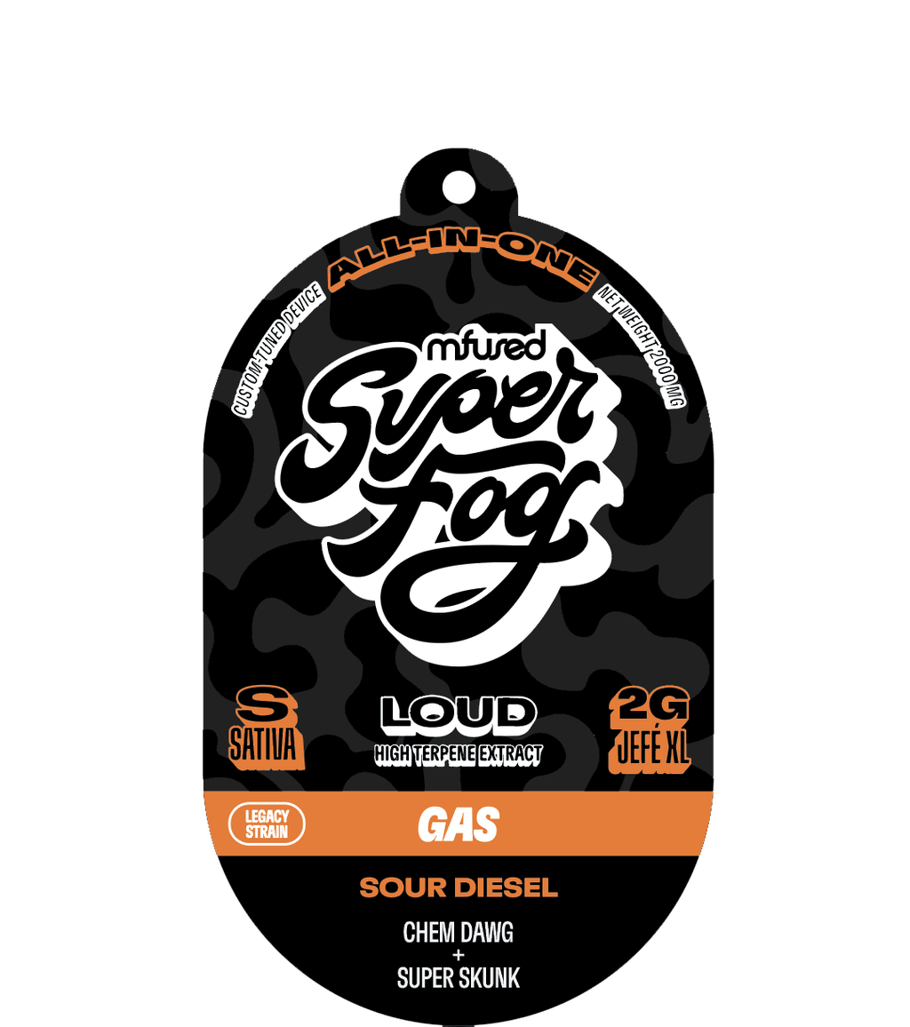 SuperFog Loud Sour Diesel HTFSE 2g All-In-One