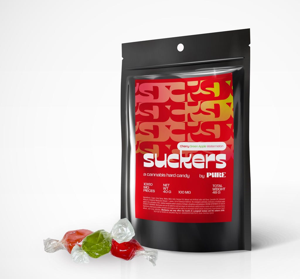 Pure Assorted Flavors Hard Candy 100mg [10pk] Candy