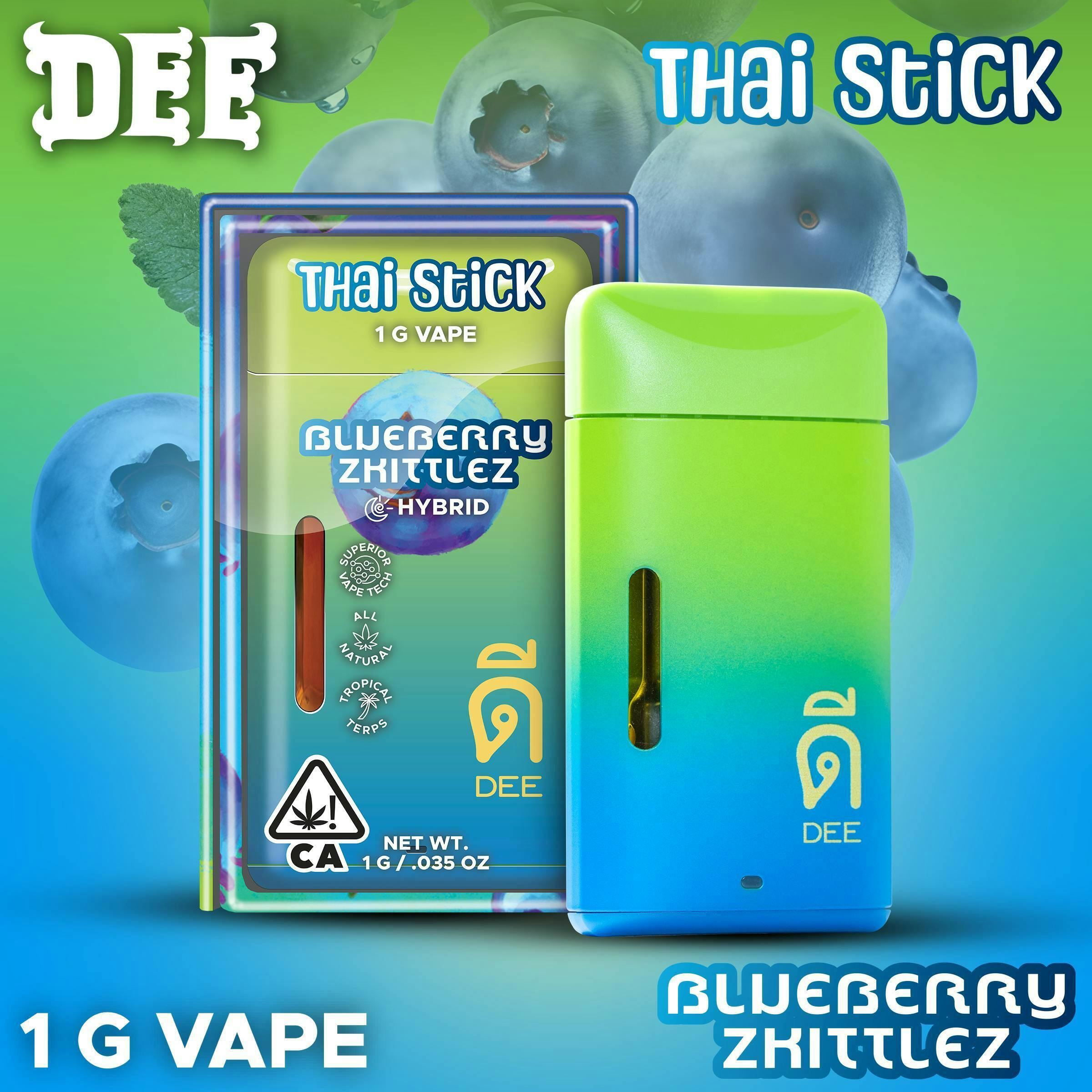 Dee Thai — Blueberry Zkittlez