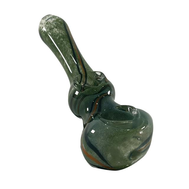 Bamboo Blaze - Glass 6 Inch Double Bowl Pipe