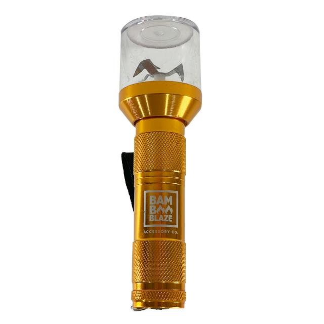 Bamboo Blaze - Electric Flashlight Grinders - Gold