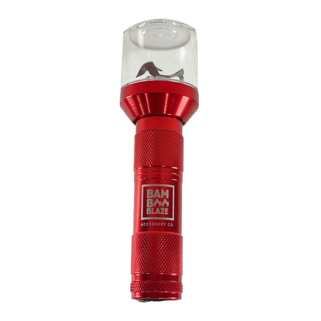 Bamboo Blaze - Electric Flashlight Grinders - Red