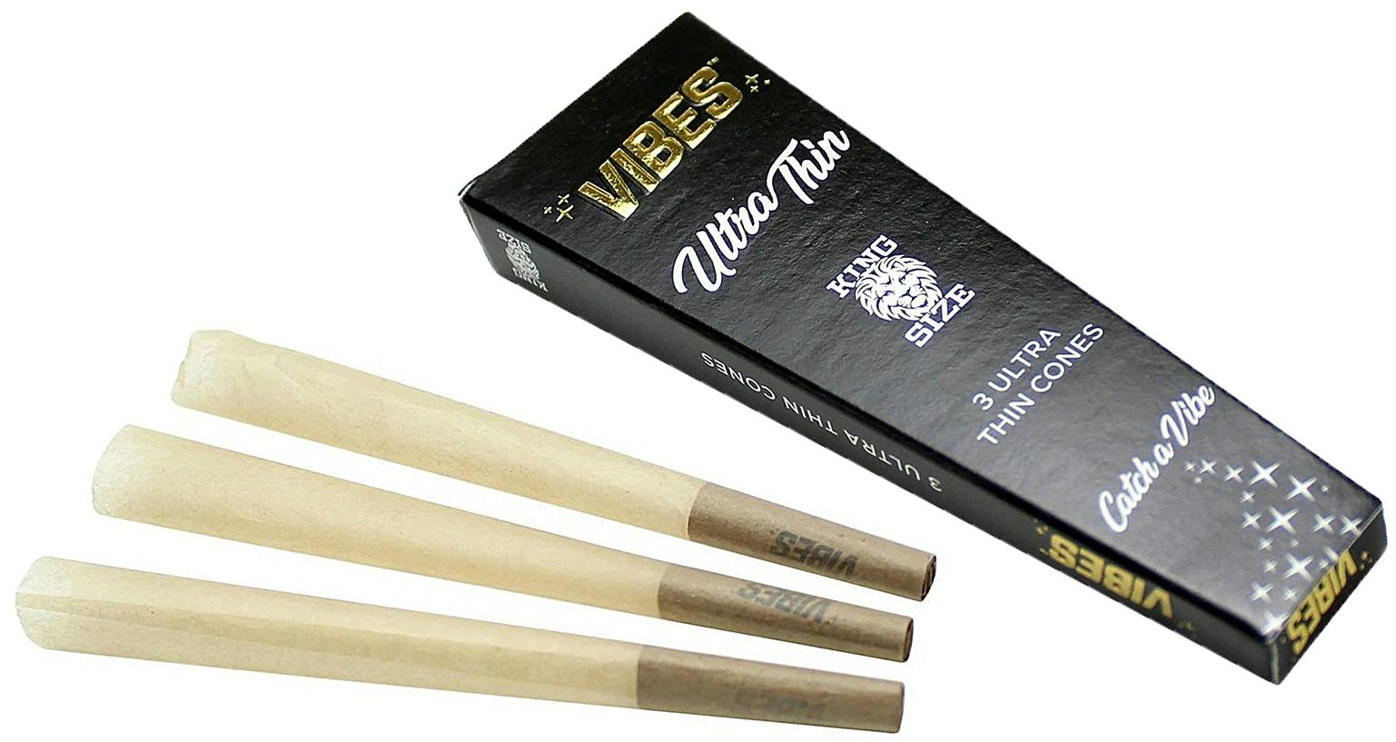 Vibes - Ultra Thin Cones - King Size