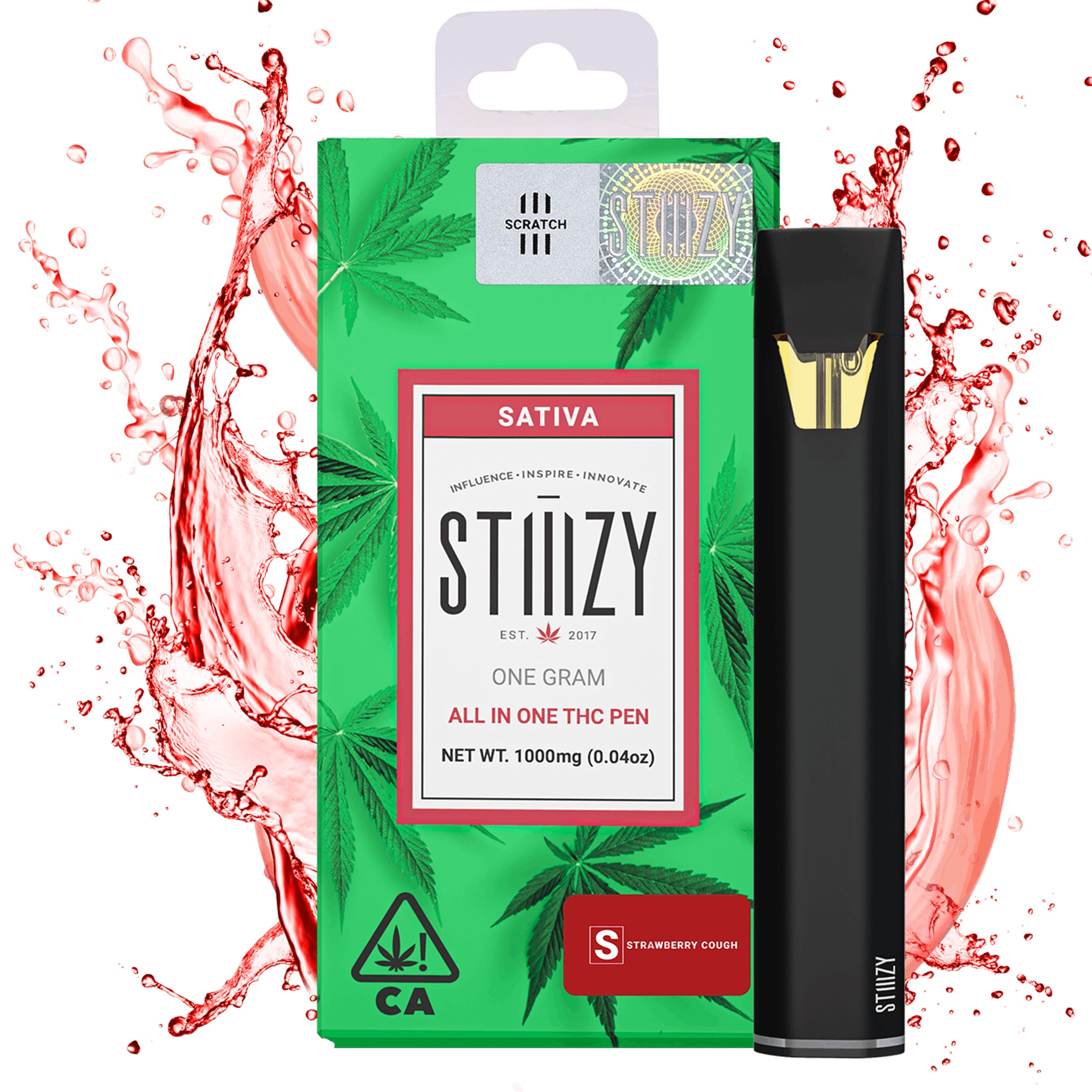 Stiiizy — Org - Strawberry Cough
