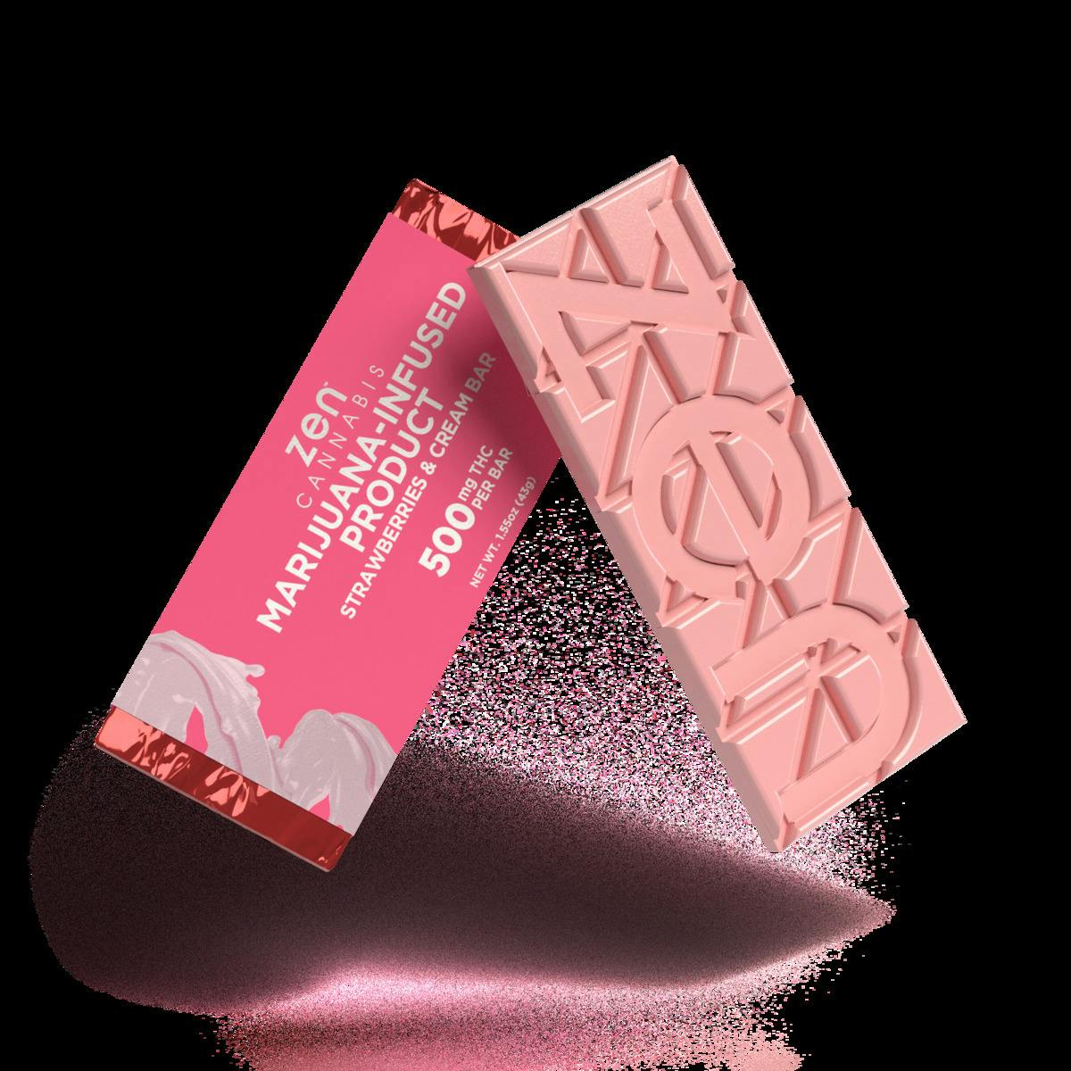 Strawberries & Cream | Fast Acting | Chocolate Bar